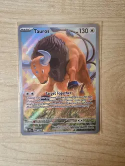 Tauros 96/86 Chaos Rising Illustration Rare IR Pokemon TCG ME04 NM Pack Fresh - Image 1