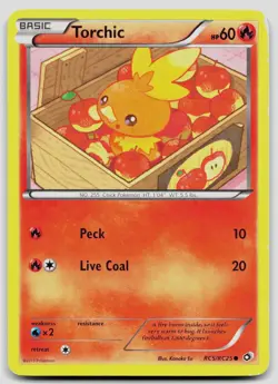 Torchic RC5/RC25 Legendary Treasures: Radiant Collection Pokemon DMG - Image 1