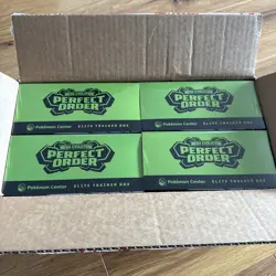 4 x Pokemon Perfect Order Pokemon Center Elite Trainer Box ETB | New Sealed - Image 2