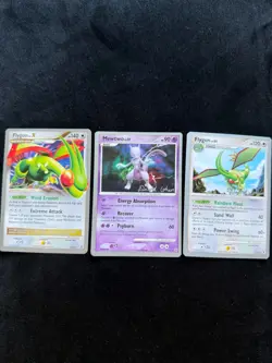 Pokemon 2009 WC David Cohen Bundle - NM/LP Flygon Lv.X 105/111, Mewtwo - Image 1