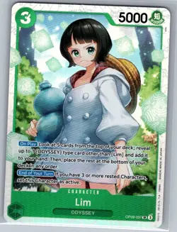 Lim OP09-037 SR English Emperors in the New World - One Piece Card - NM - Image 1