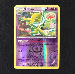 Hypno 51/122 XY Breakpoint Reverse Holo Pokemon Card Tomokazu Komiya Near Mint - Image 1