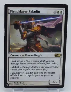 Magic the Gathering The List #18/249 Fiendslayer Paladin - Image 3