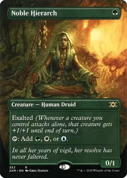 MTG Foil - Noble Hierarch (Borderless) - 352 / NM / English - Image 1