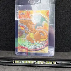 Topps Chrome Pokemon TCG Charizard #06 Holo Card English Standard Size - Image 1
