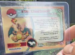Topps Chrome Pokemon TCG Charizard #06 Holo Card English Standard Size - Image 3