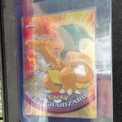 Topps Chrome Pokemon TCG Charizard #06 Holo Card English Standard Size - Image 4