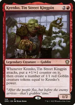 MTG - Krenko, Tin Street Kingpin - DMU Commander - Magic the Gathering - Image 1