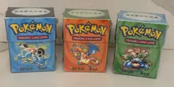 Pokemon Ultra Pro Deck Box Sleeves Sets SEALED Charizard Blastoise Venusaur 1999 - Image 1