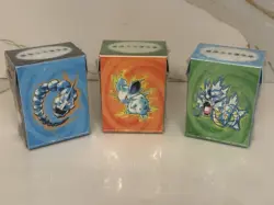 Pokemon Ultra Pro Deck Box Sleeves Sets SEALED Charizard Blastoise Venusaur 1999 - Image 3