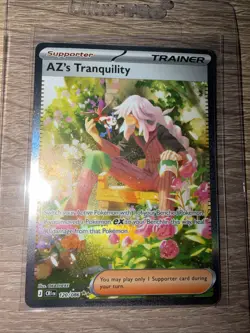 Pokemon AZ's Tranquility Full Art Holo Rare Trainer Supporter 120/086 - Image 1