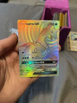 Lapras GX Full Art Holo Secret Rare 151/149 SM Base Set 2017 - Image 2