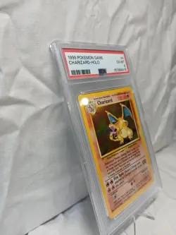 1999 Pokemon Game Charizard-Holo #4 Ex-Mt PSA 6 Rare Vintage Old Card 02/102 - Image 4
