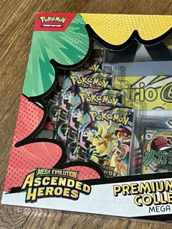 Pokemon TCG Ascended Heroes Mega Lucario Premium Poster Collection New Sealed - Image 4