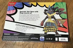 Pokemon TCG Ascended Heroes Mega Lucario Premium Poster Collection New Sealed - Image 5