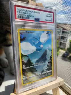 2023 POKEMON SWORD & SHIELD CROWN ZENITH #GG27 FULL ART/SWABLU PSA 10 POP:286 - Image 1
