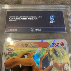 Pokemon TCG S-Chinese Card Sword&Shield CS5aC 005/027 RRR Charizard VSTAR AURA9 - Image 3