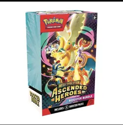 (presale) Pokemon TCG Mega Evolution Ascended Heroes Booster Bundle 6 Packs - Image 2