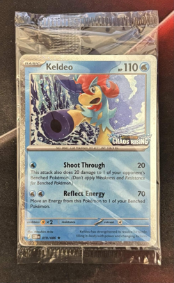 Keldeo 019/086 Chaos Rising Stamped PROMO-- W/ Swirl!! - Image 1