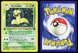 VICTREEBEL 14/64 HOLO RARE JUNGLE POKEMON 1ST EDITION HOLO LP - Image 3