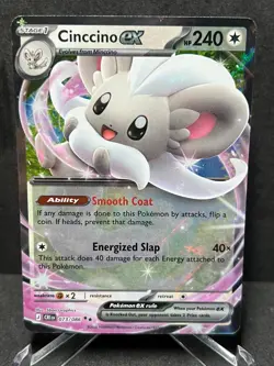 Cinccino ex 073/086 Double Rare Chaos Rising Pokemon Holo Near Mint - Image 1