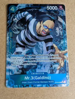 Mr.3 (Galdino) Alternate Art SR (OP16-056) The Time of Battle - Image 1