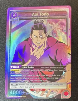 Aoi Todo Union Arena TCG Jujutsu Kaisen UE03BT/JJK-1-081 SR Holo English NM - Image 1