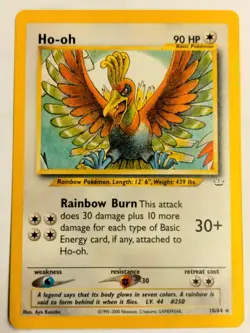🌈 Ho-oh 18/64 Rare Neo Revelation Pokemon Card MP - Image 1