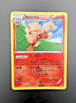 Arcanine 12/99 Next Destinies Reverse Holo Rare Pokemon TCG Card 2012 LP - Image 1
