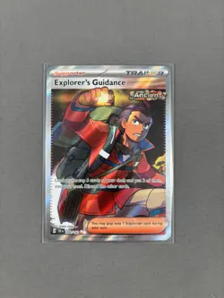 Explorer's Guidance - 200/162 - Pokemon Temporal Forces Full Art Trainer Card NM - Image 1