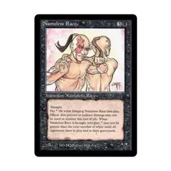 WOTC MtG The Dark Nameless Race (R) NM - Image 1