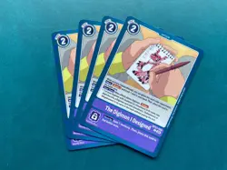 The Digimon I Designed BT21-100 Playset World Convergence Digimon Card Game x4 - Image 1