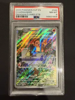 PSA 8 - Charmander 044 Sv: Scarlet & Violet Promo Cards Holo - Image 1