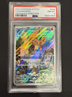 PSA 8 - Charmander 044 Sv: Scarlet & Violet Promo Cards Holo - Image 2