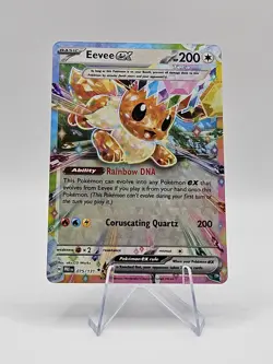 Pokemon TCG Eevee EX 075/131 Sv: Prismatic Evolutions Double Rare Holo Card - Image 1