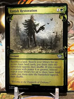 MTG | Entish Restoration (Showcase Scrolls) [LOTR] ✨FOIL✨ - Image 1