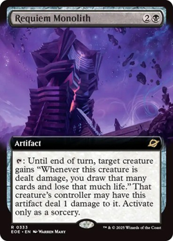 MTG - Requiem Monolith - Extended Art - Edge of Eternities - Magic the Gathering - Image 1