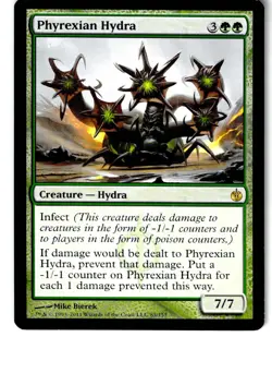 Phyrexian Hydra 85 Rare Mirrodin Besieged Magic: The Gathering Lightly Played - Image 1