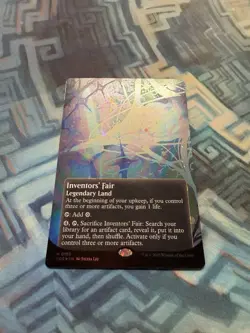 MTG Borderless Galaxy Foil Inventors' Fair (0156) EX/LP+ EoE: Stellar Sights - Image 2
