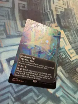 MTG Borderless Galaxy Foil Inventors' Fair (0156) EX/LP+ EoE: Stellar Sights - Image 5