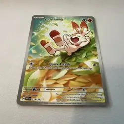 Scorbunny 225/217 Ascended Heroes Pokemon TCG Illustration Rare Holo - Image 2
