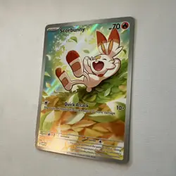 Scorbunny 225/217 Ascended Heroes Pokemon TCG Illustration Rare Holo - Image 3