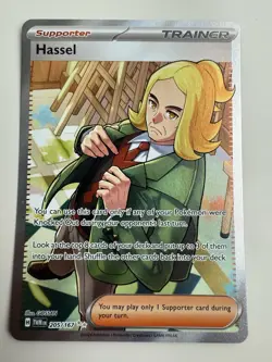 Hassel 205/167 Full Art Rare Holo Twilight Masquerade Pokemon TCG - Image 1