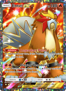 [FAST] Entei EX⭐⭐ English Card - Pokemon TCG Pocket - Trade - Image 1