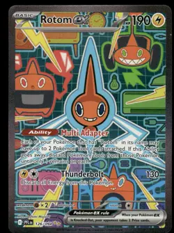 Pokemon Cards Rotom ex 126/094 Phantasmal Flames Special Illustration Rare NM *3 - Image 1