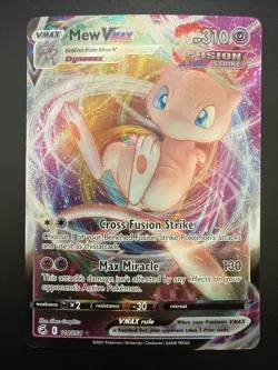 Pokemon Mew VMAX 114/264 Fusion Strike Ultra Rare - Image 1