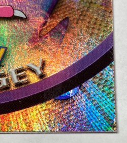 Pidgey 1999 Pokemon Topps TV Animation Series 1 Rainbow Foil #16 Blue Logo LP - Image 5