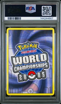 2005 POKEMON WORLD CHAMPIONSHIPS PROMO DARK TYRANITAR #20 DARK TYRANITAR PSA 3 - Image 2