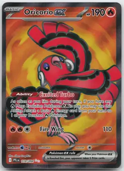 Oricorio ex - Ultra Rare ME02: Phantasmal Flames 110/094 Pokemon TCG - Image 1