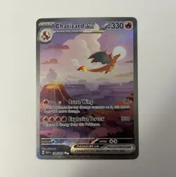The Pokemon Company Charizard ex 199/165 SV 151 SIR Holo Full Art Eng 330HP - Image 1
